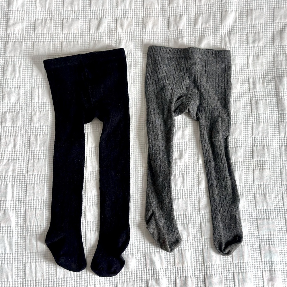 Cable Knit Tights 1-2 years fall and winter